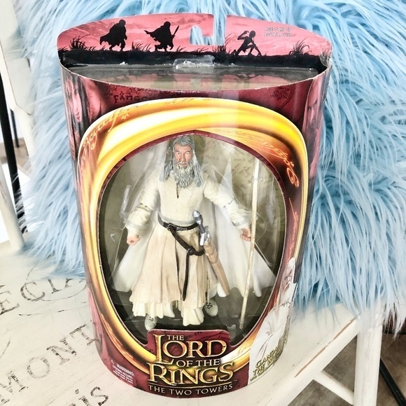 Lord Of The Rings, Gandalf The White, Vintage, 2002, Figure, The Two Towers, NIB - Picture 3 of 13